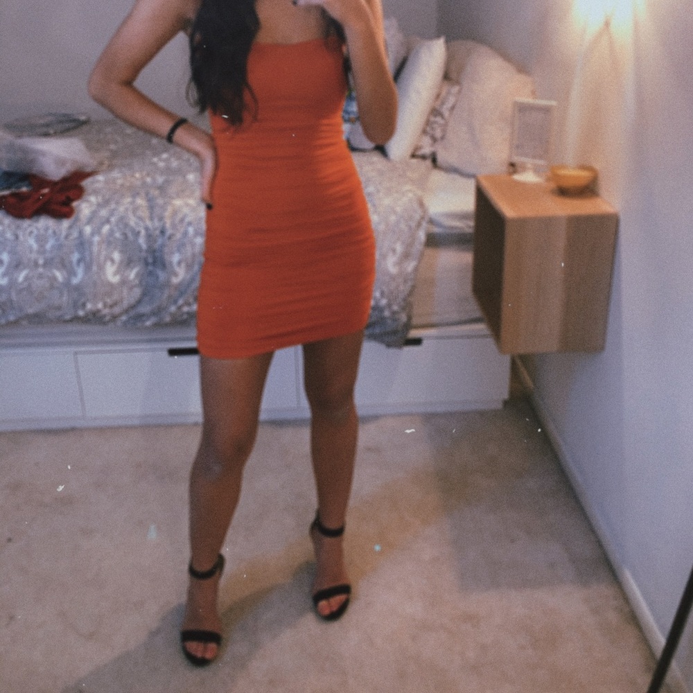 Ruched Mini Dress